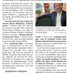 Article Ouest France Samedi 12 mars 2022