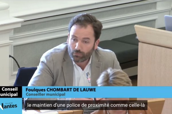 intervention Foulques Chombart de Lauwe police-municipale